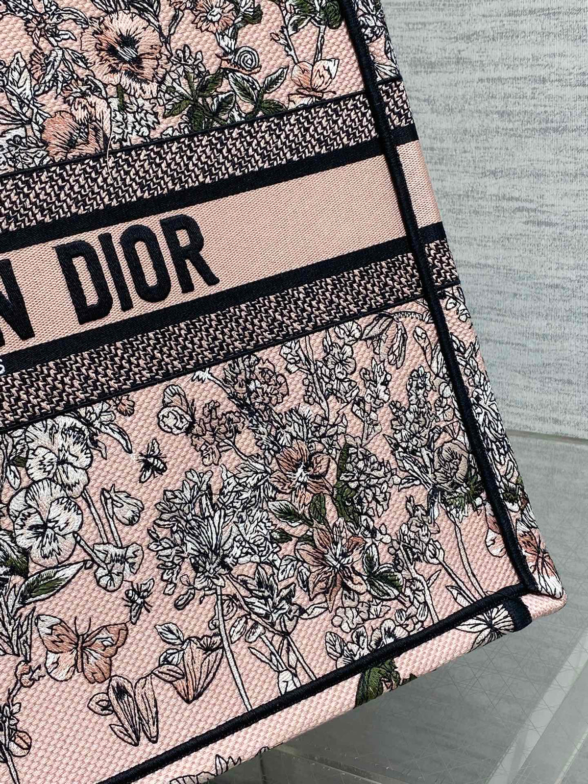 Велика сумка-тоут Dior з текстилю — фото 3