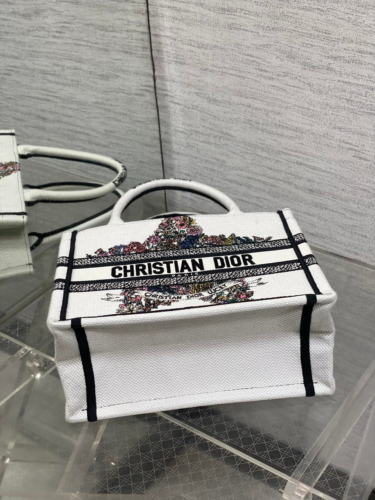 Мала сумка-тоут Dior з текстилю — фото 7
