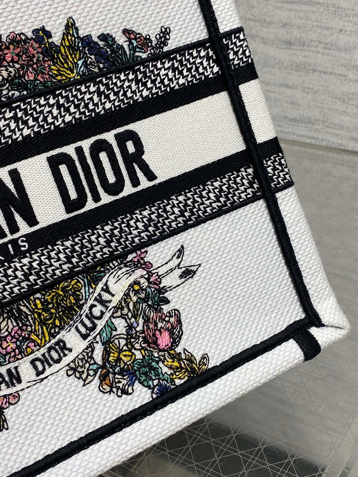 Мала сумка-тоут Dior з текстилю — фото 3