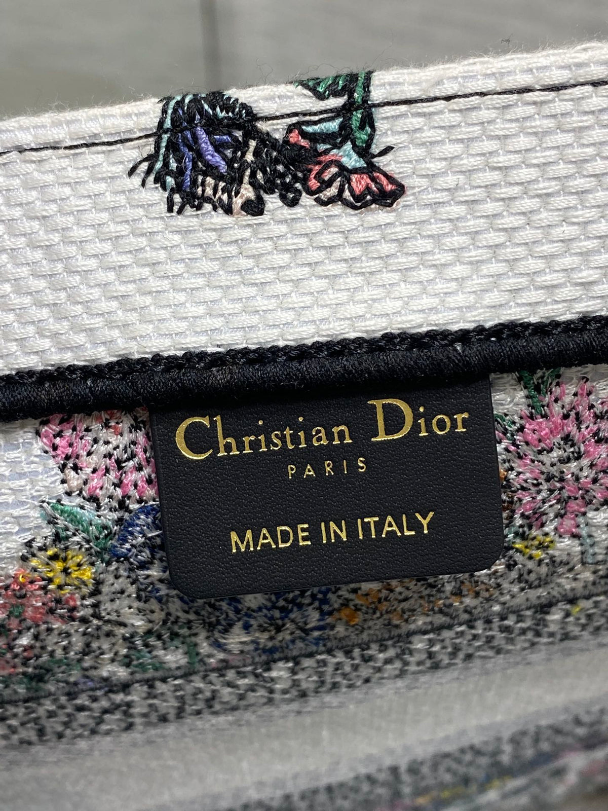 Мала сумка-тоут Dior з текстилю — фото 9
