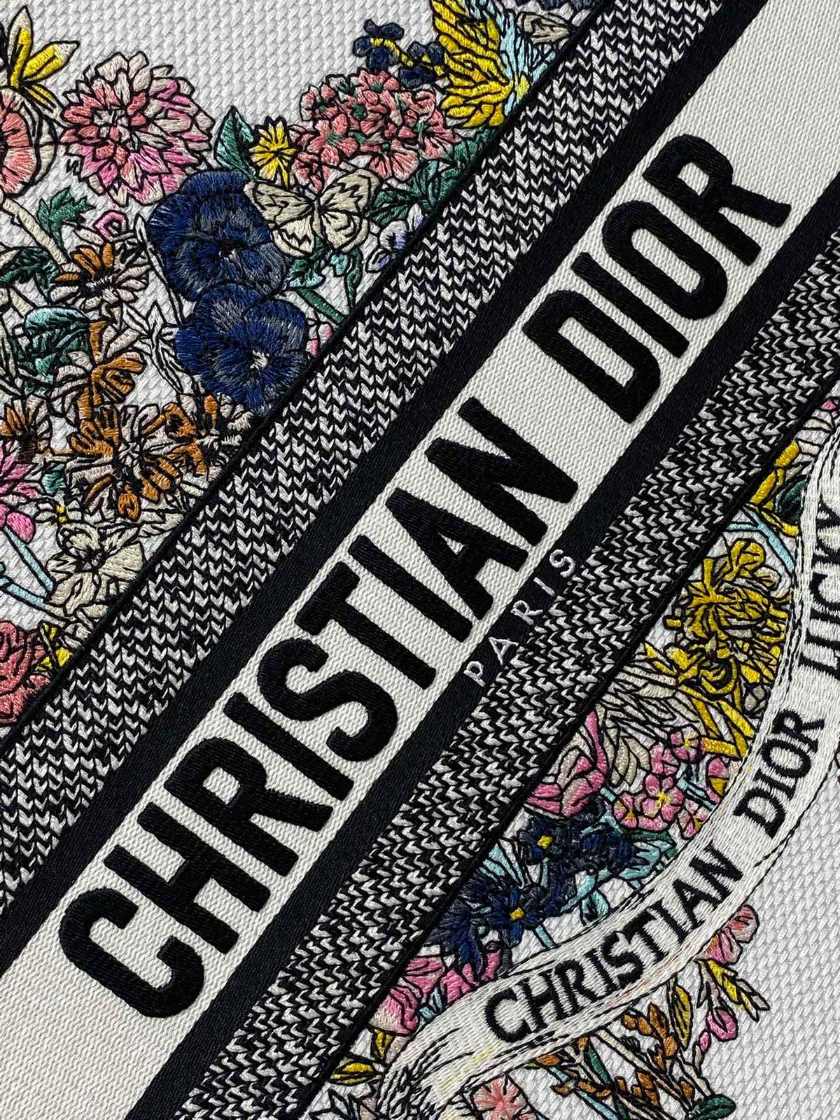 Велика сумка-тоут Dior з текстилю — фото 2