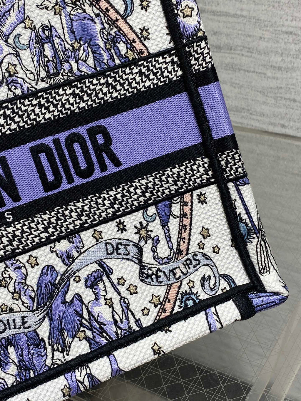 Мала сумка-тоут Dior з текстилю — фото 3