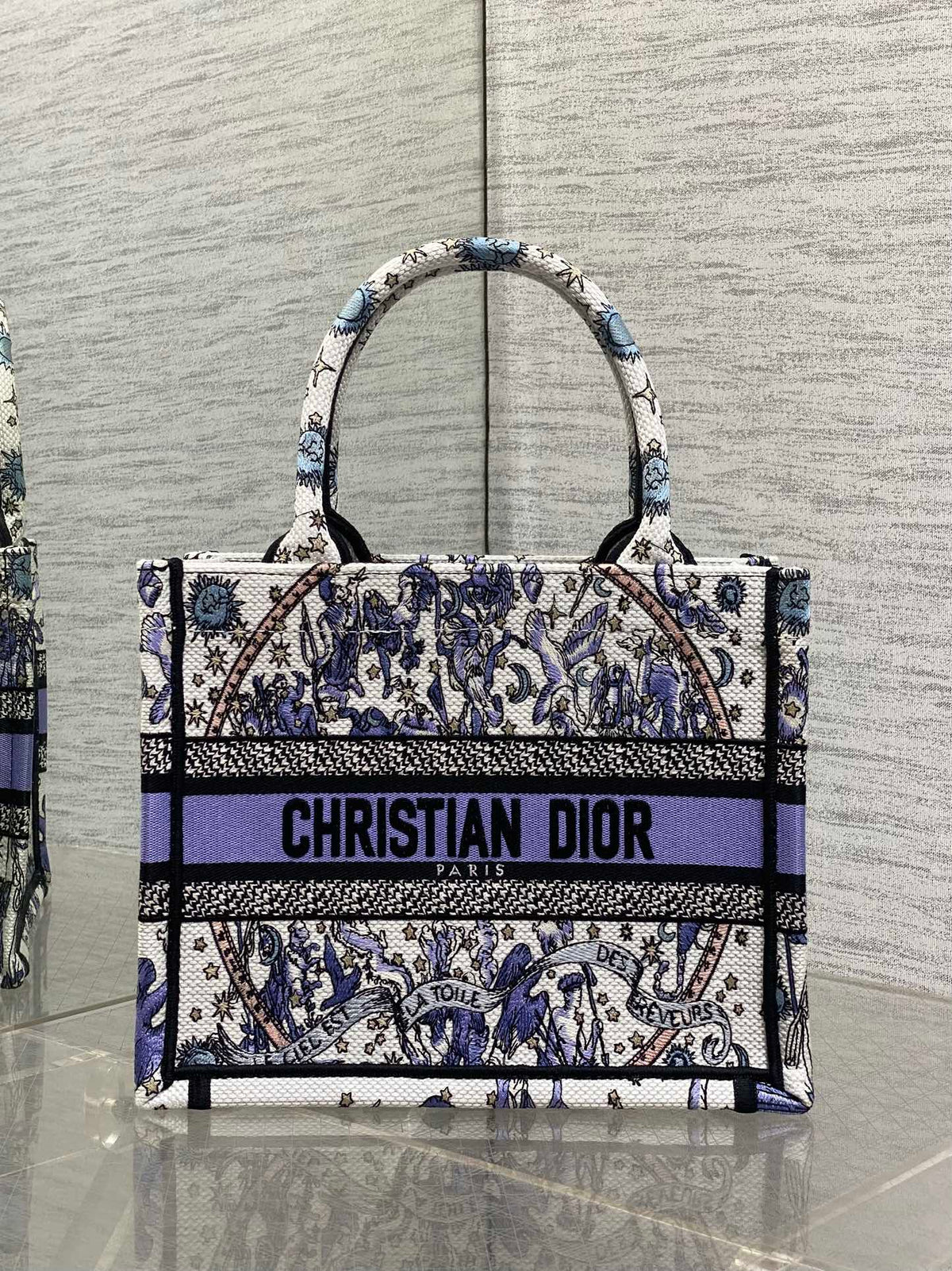 Мала сумка-тоут Dior з текстилю — фото 1