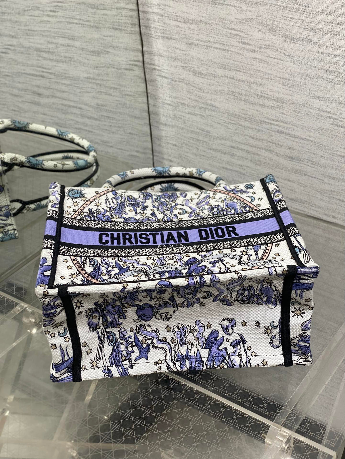 Мала сумка-тоут Dior з текстилю — фото 7