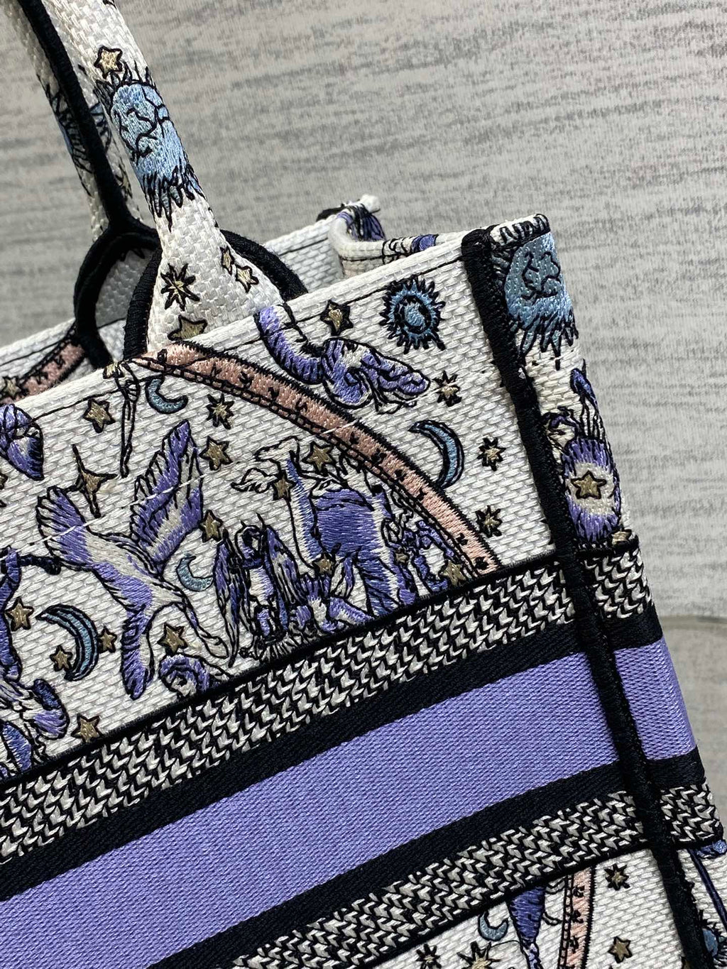 Мала сумка-тоут Dior з текстилю — фото 5