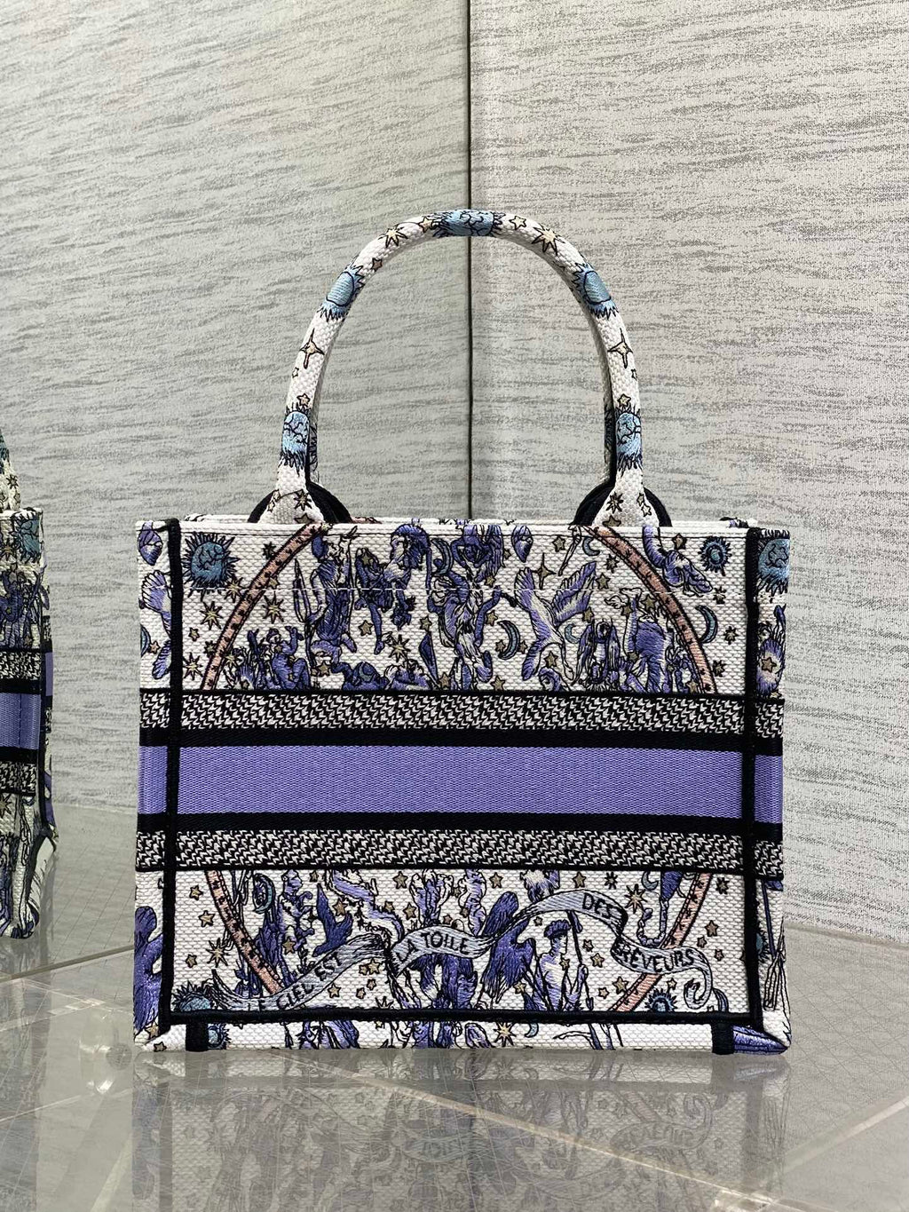 Мала сумка-тоут Dior з текстилю — фото 4