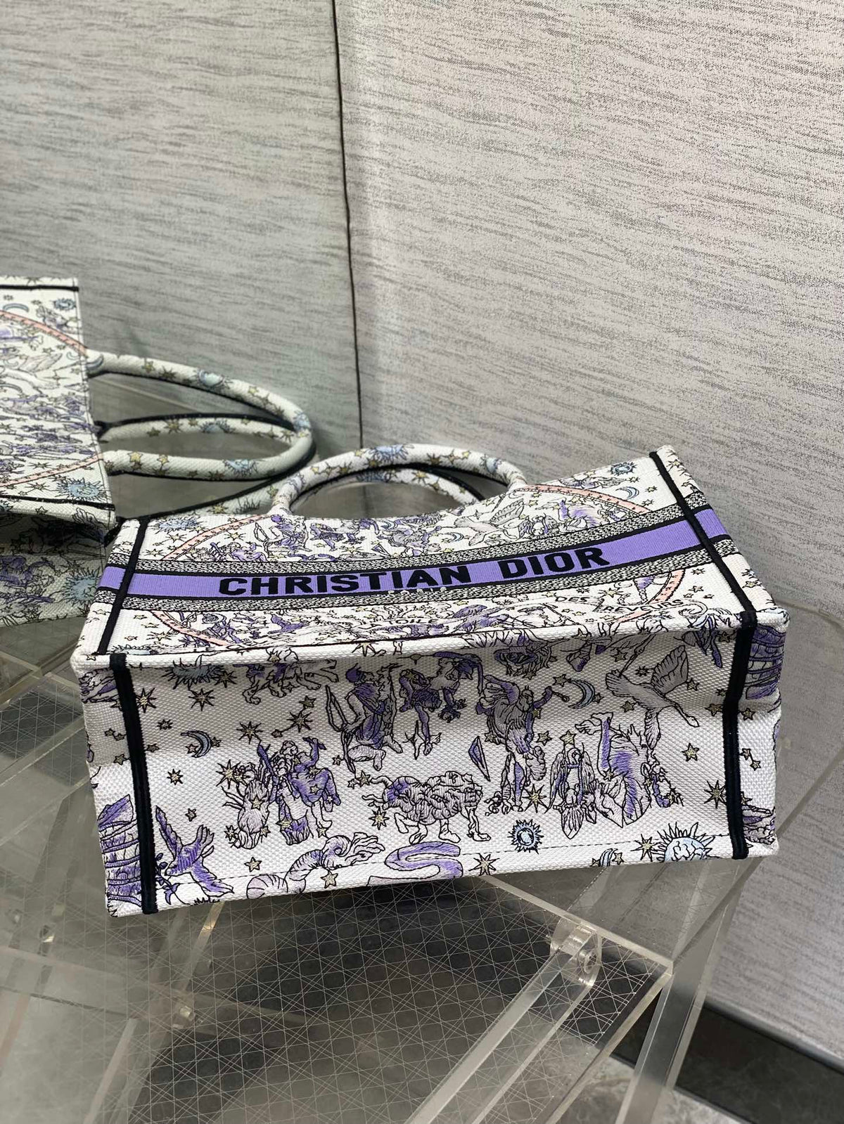 Середня сумка-тоут Dior з текстилю — фото 7