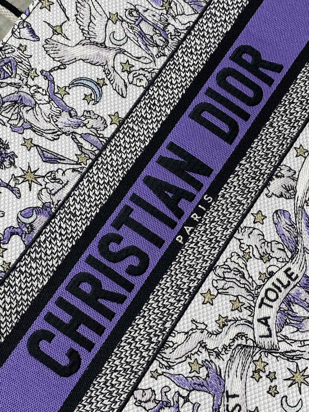 Середня сумка-тоут Dior з текстилю — фото 2