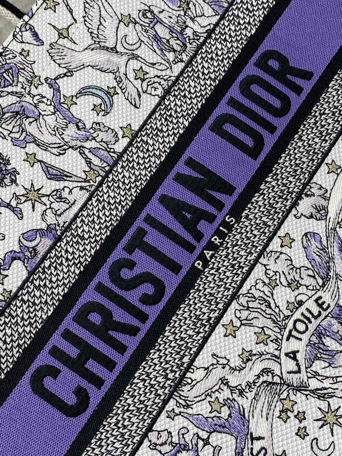 Середня сумка-тоут Dior з текстилю — фото 2