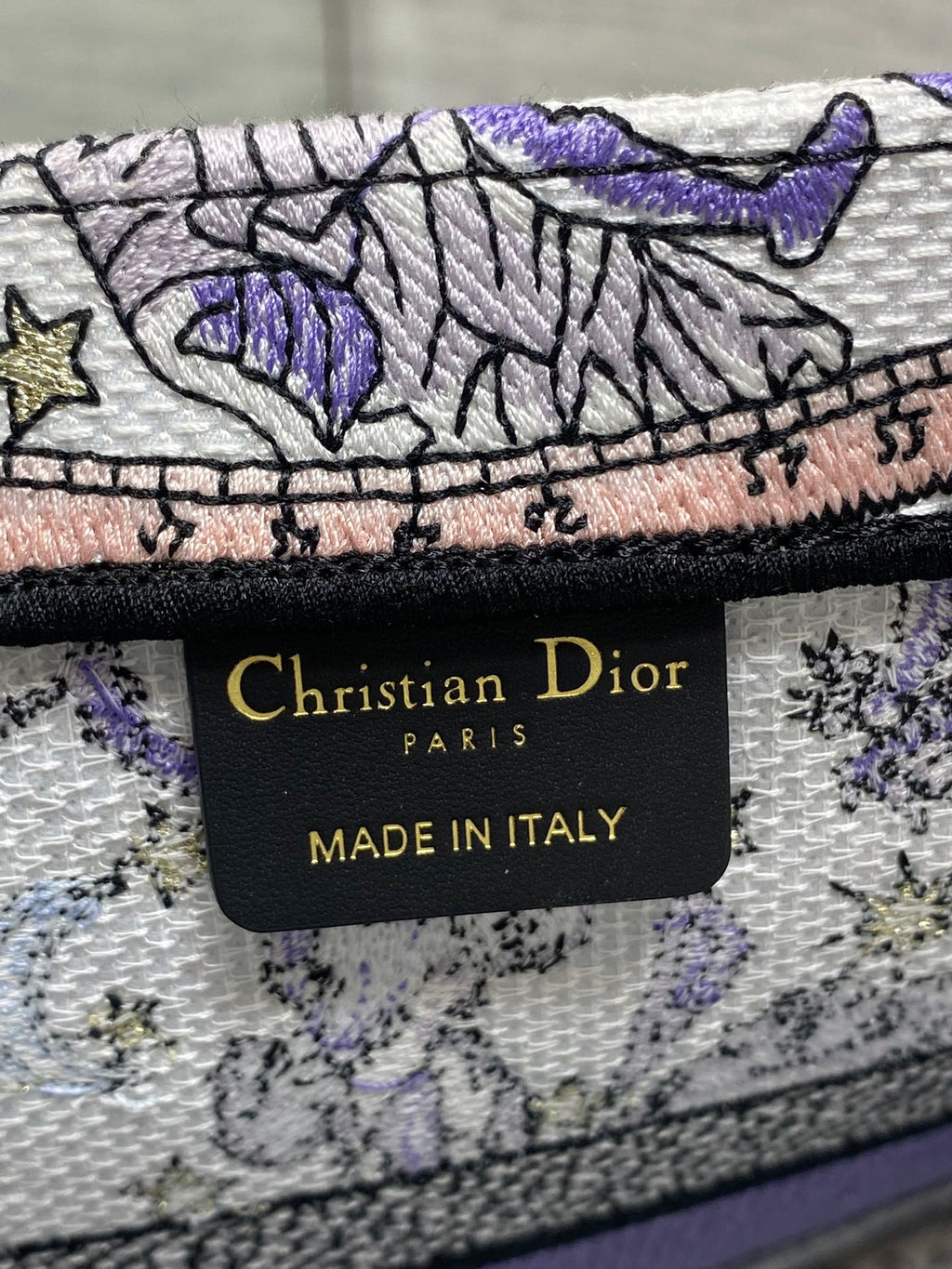 Середня сумка-тоут Dior з текстилю — фото 9