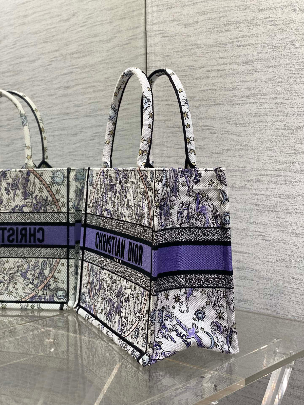 Середня сумка-тоут Dior з текстилю — фото 6