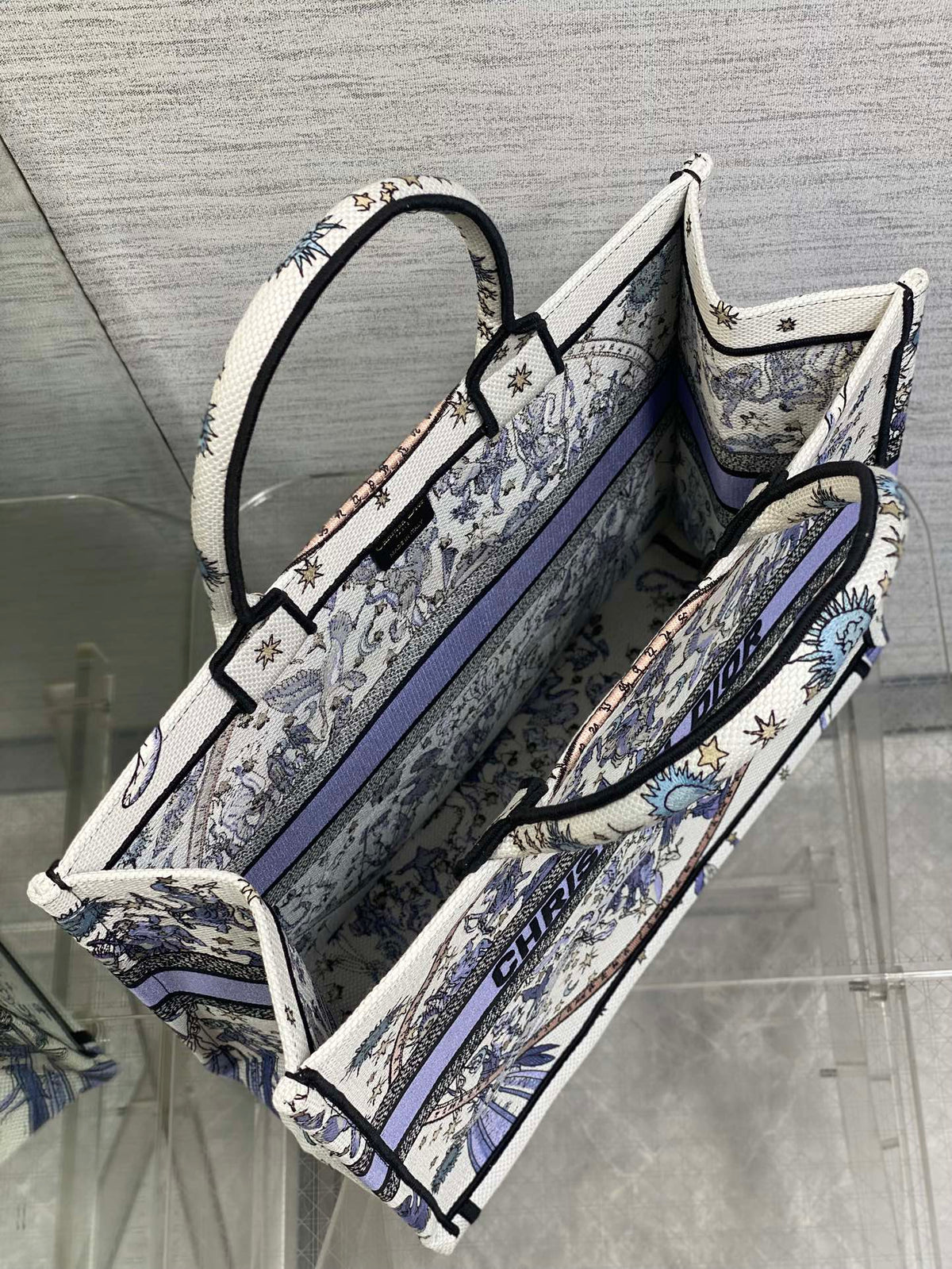 Велика сумка-тоут Dior з текстилю — фото 8