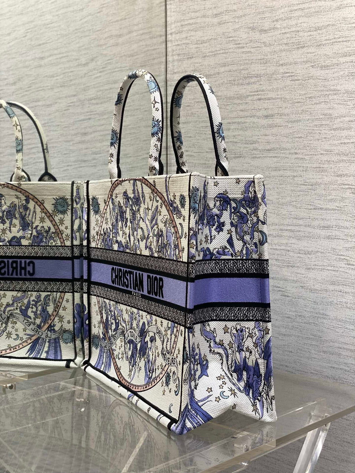 Велика сумка-тоут Dior з текстилю — фото 6