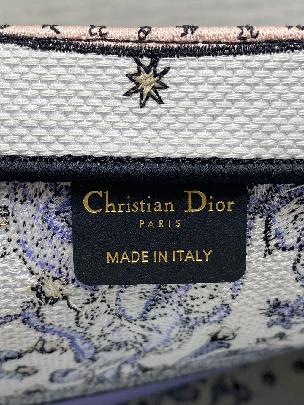 Велика сумка-тоут Dior з текстилю — фото 9