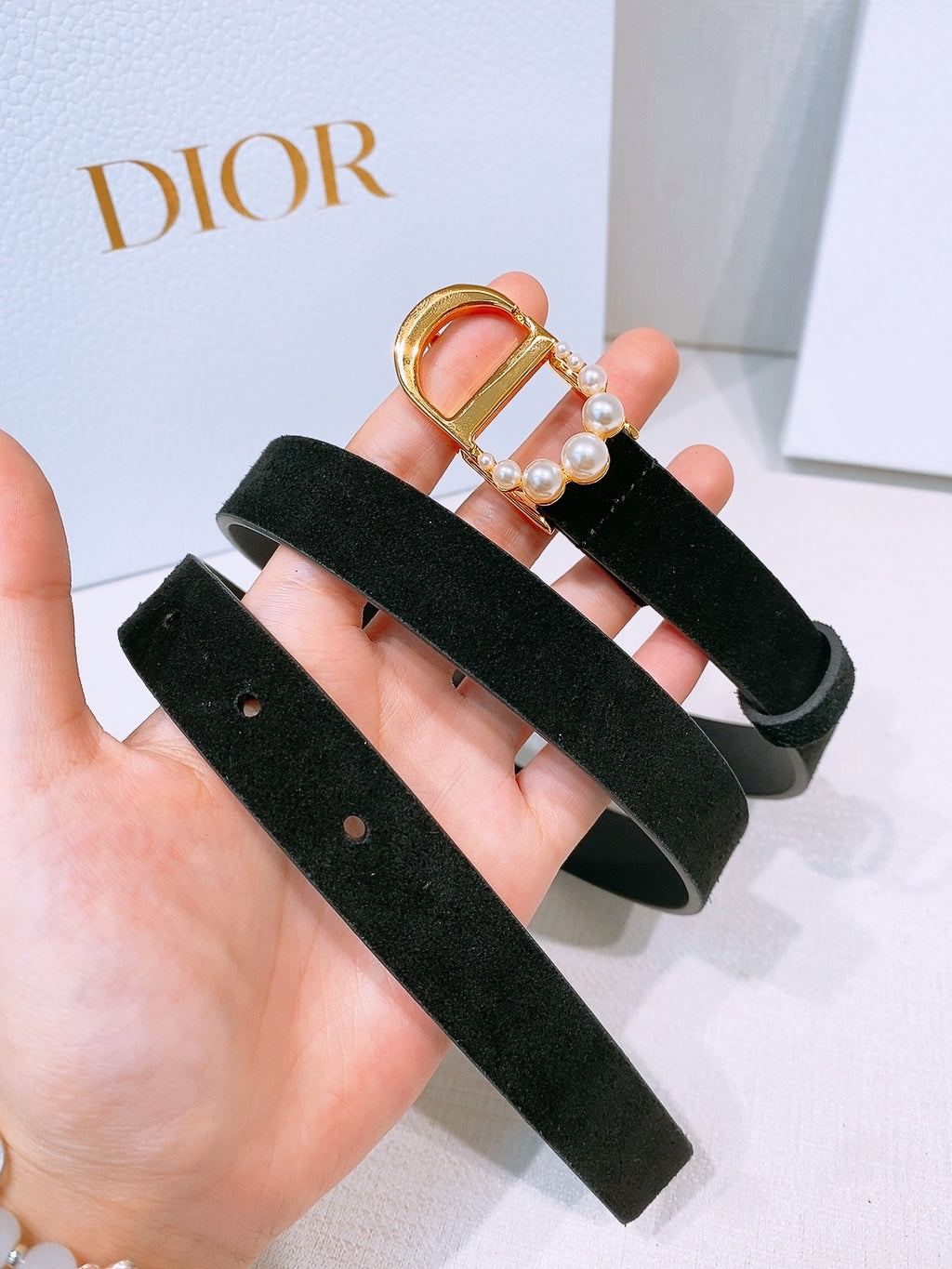 Ремінь Dior з натуральної шкіри теляти — фото 2