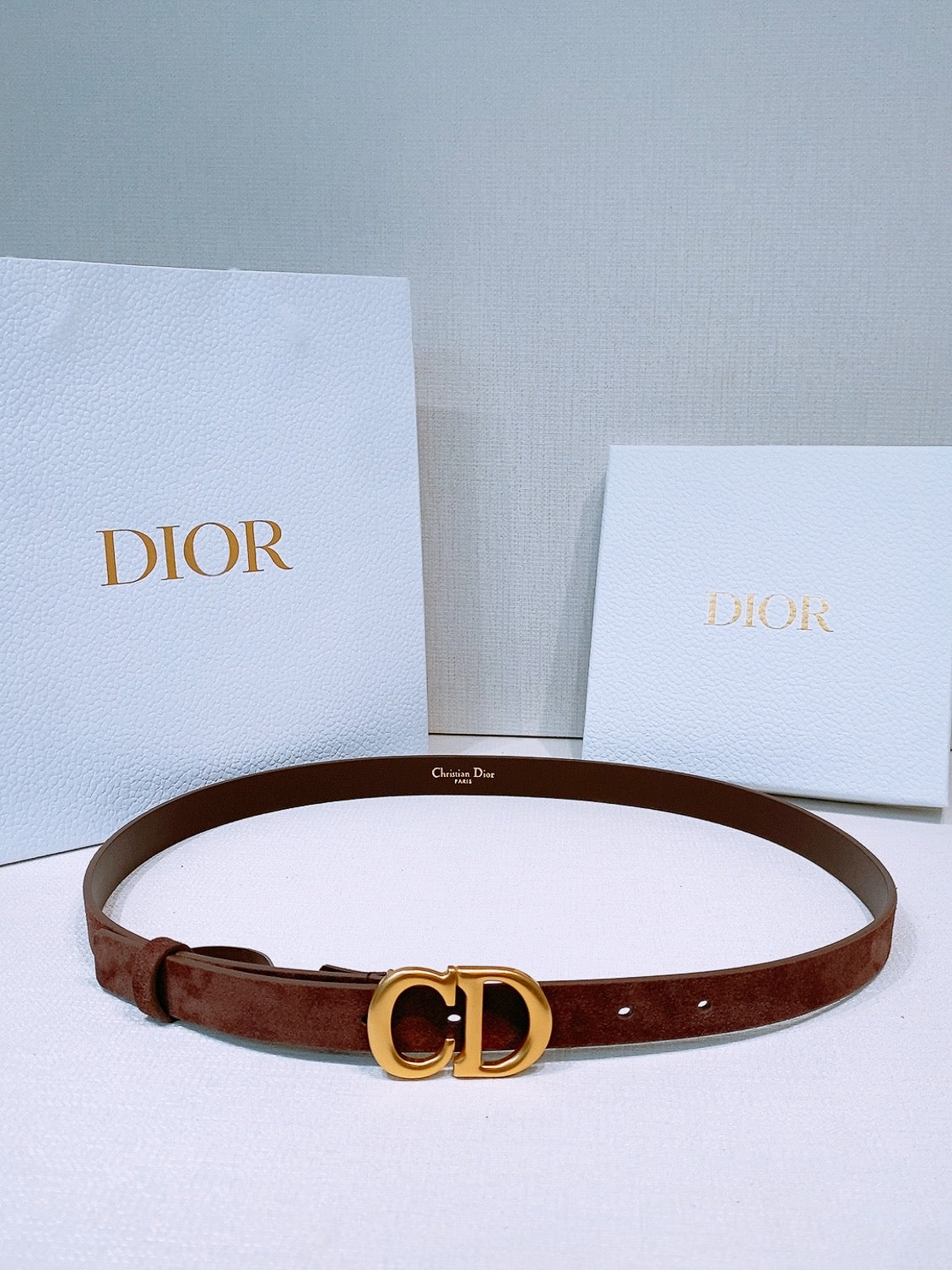Ремінь Dior з натуральної шкіри теляти — фото 1