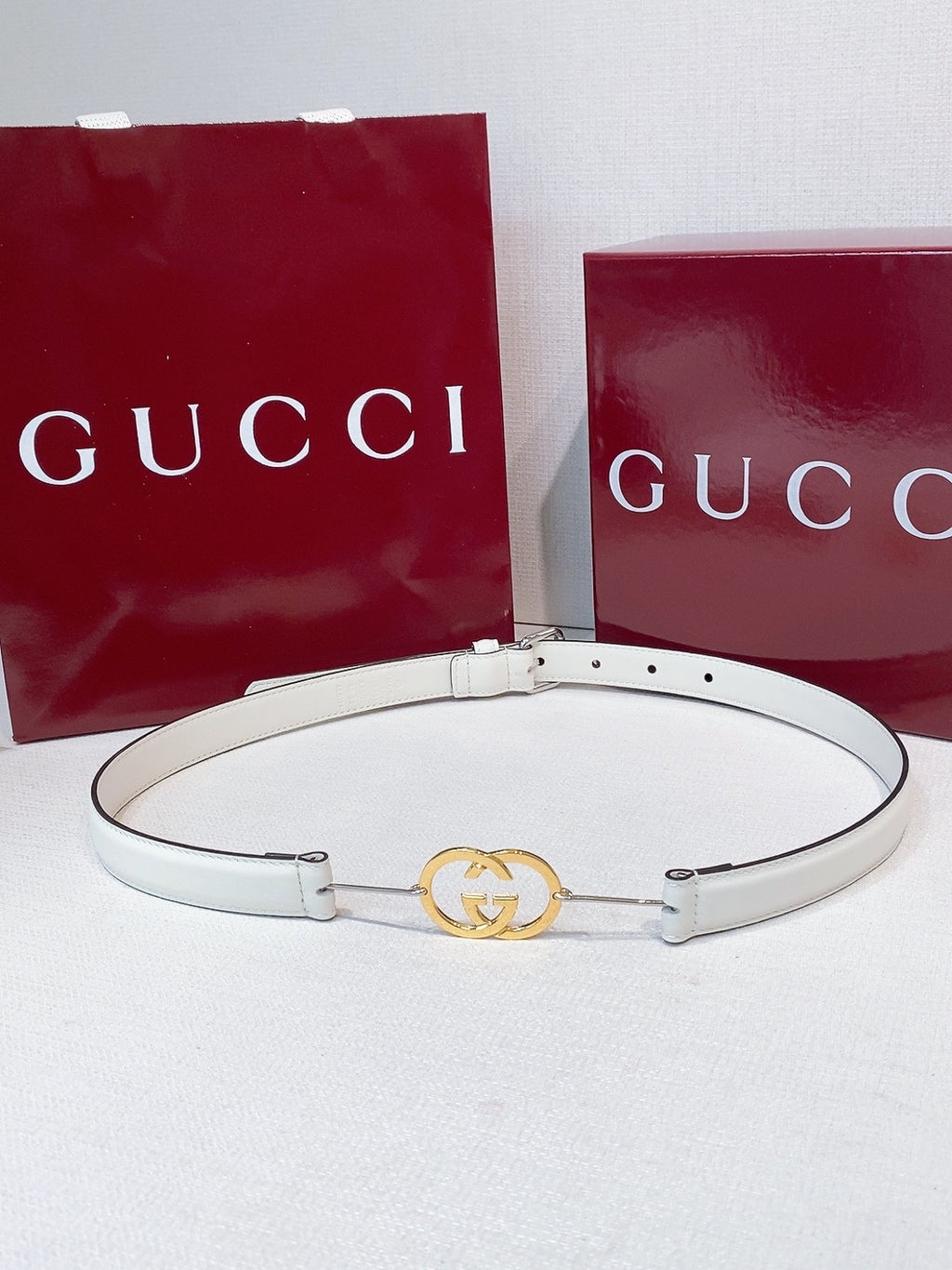 Ремінь Gucci Double G з натуральної шкіри з пряжкою-штифтом — фото 6
