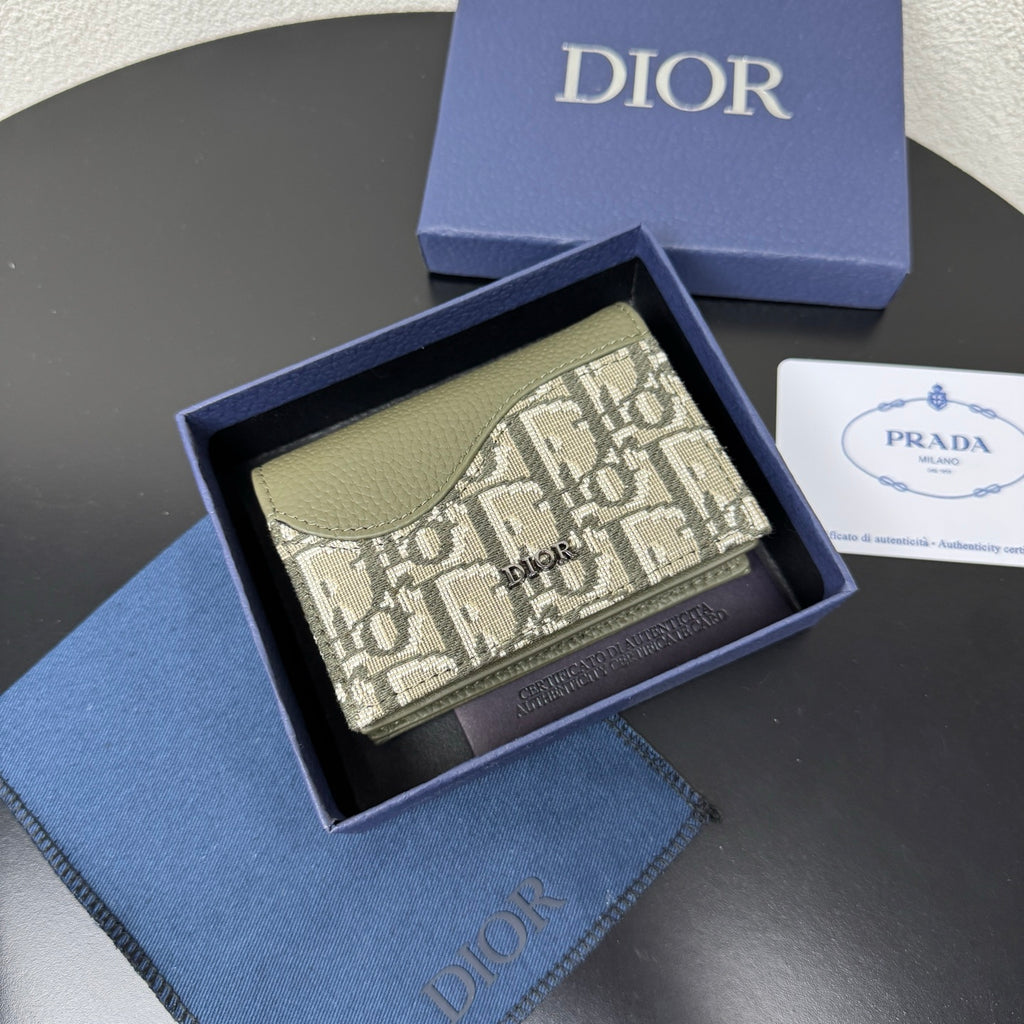 Кардхолдер Dior Saddle з натуральної шкіри — фото 7
