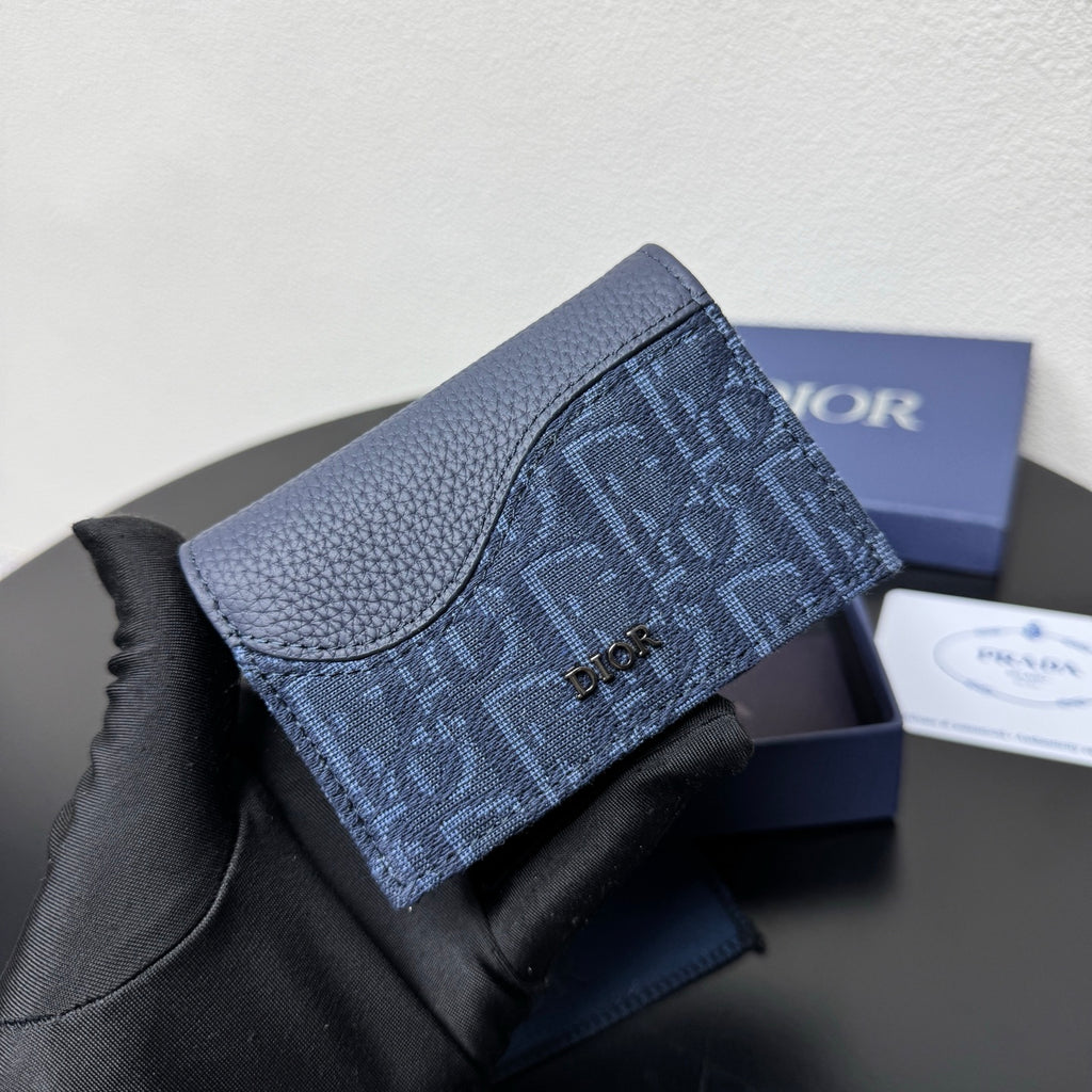 Кардхолдер Dior Saddle з натуральної шкіри — фото 5