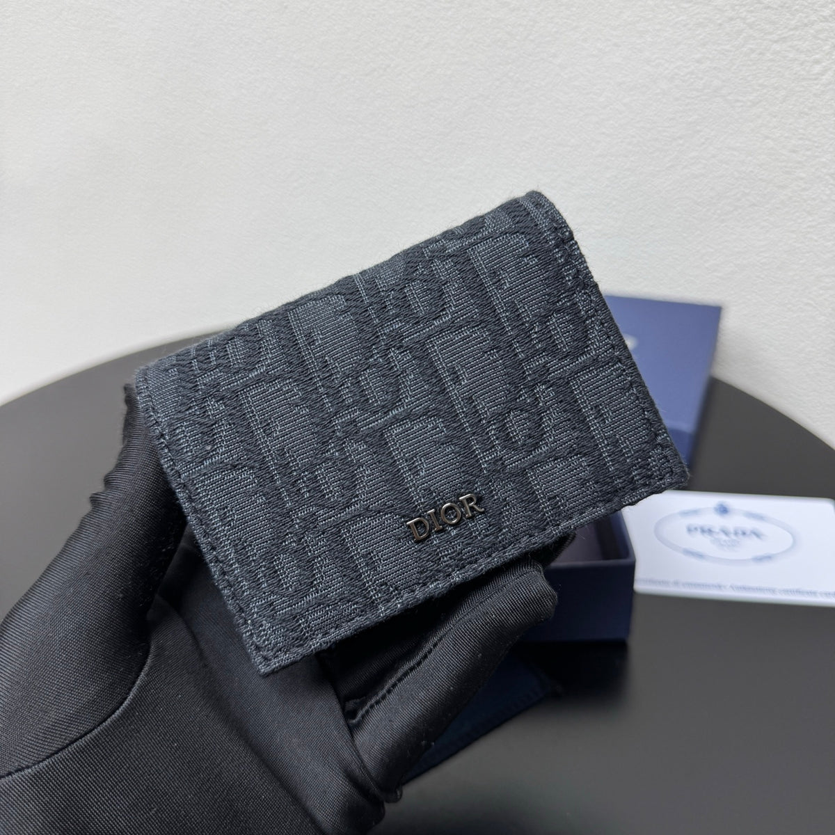 Кардхолдер Dior Saddle з натуральної шкіри — фото 3