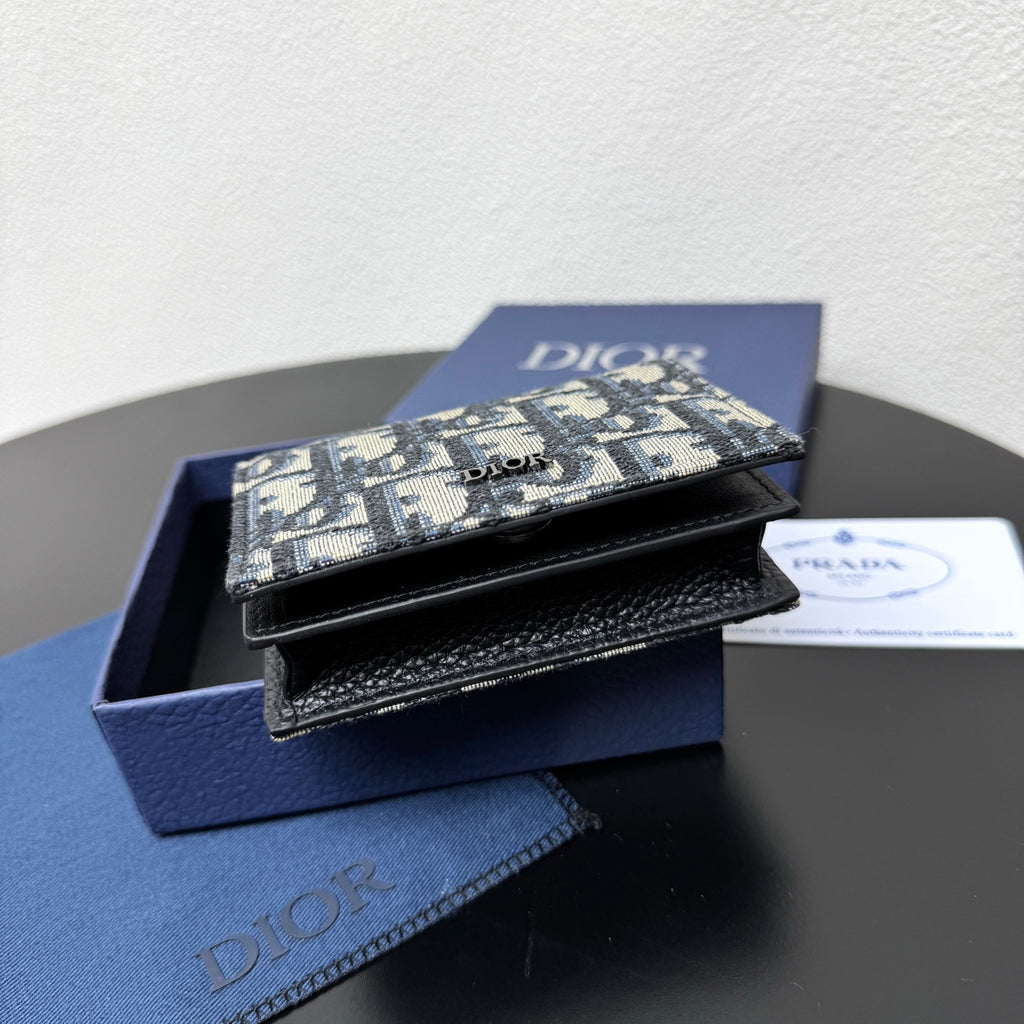 Кардхолдер Dior Saddle з натуральної шкіри — фото 5