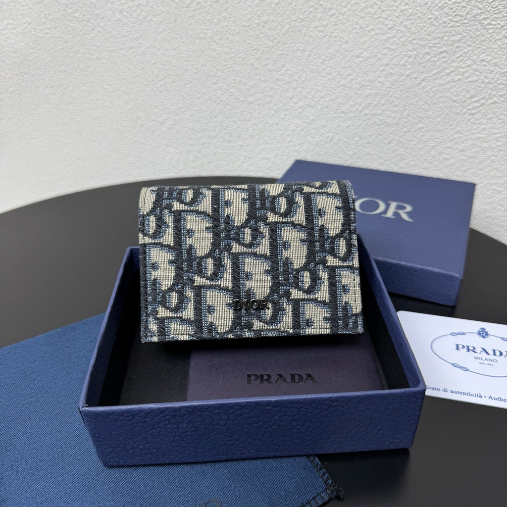 Кардхолдер Dior Saddle з натуральної шкіри — фото 1