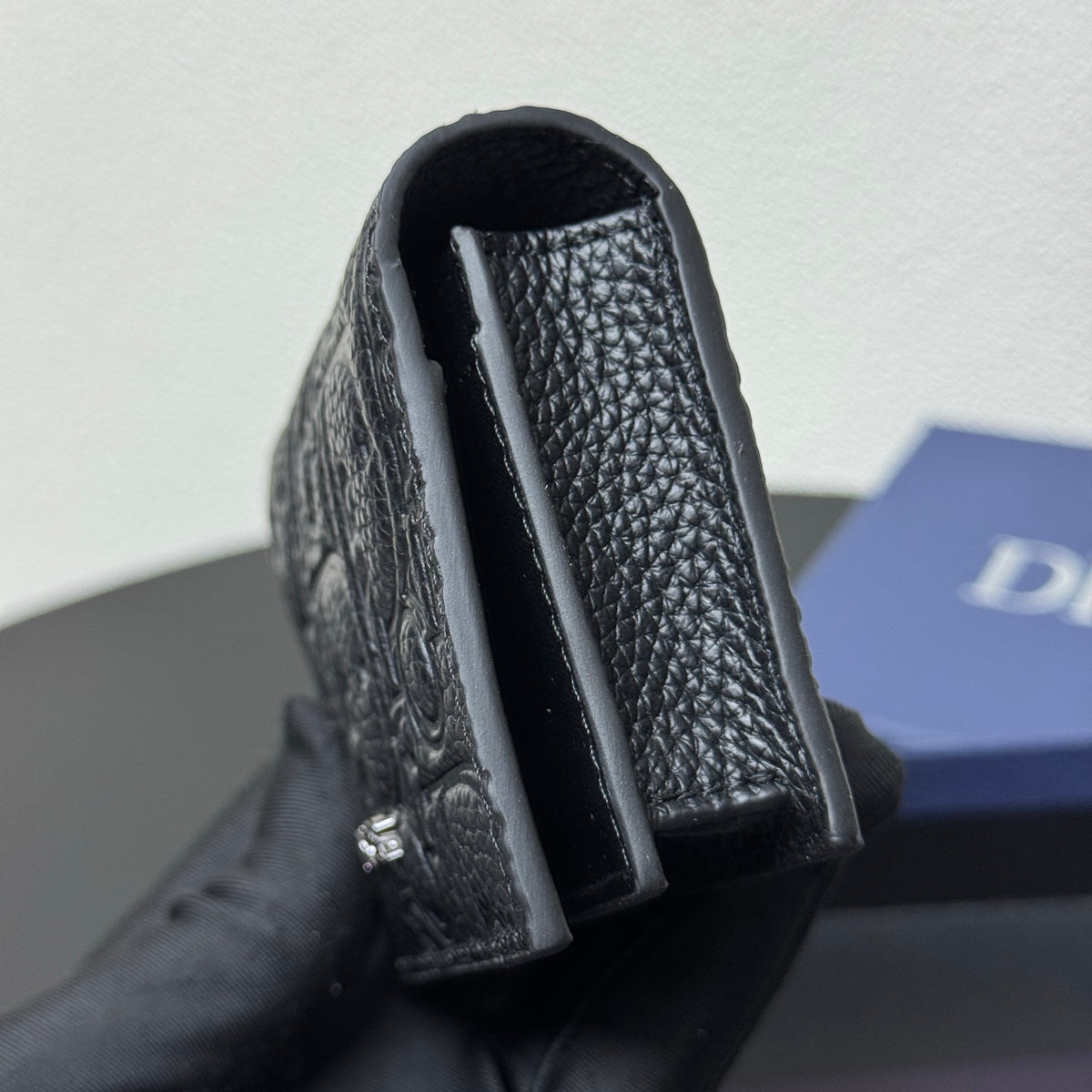 Кардхолдер Dior Saddle з натуральної шкіри — фото 4