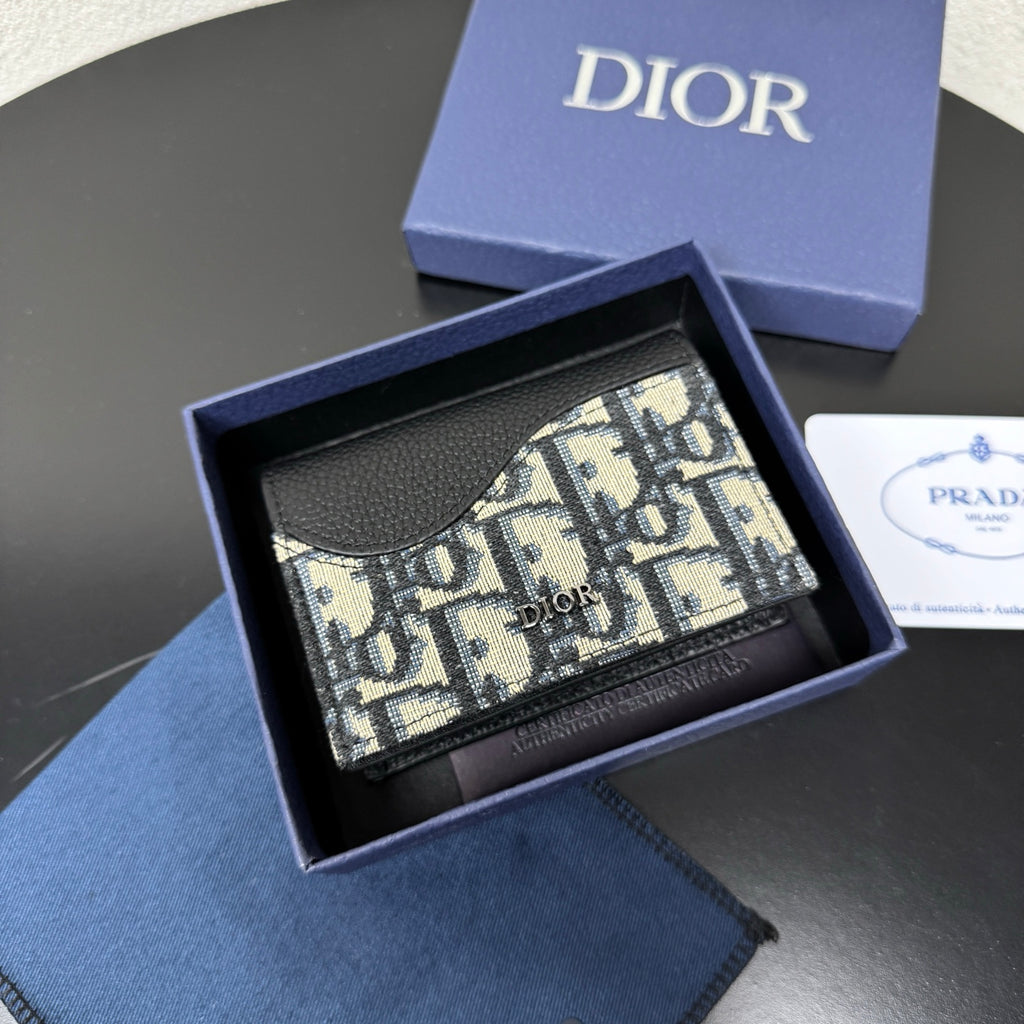 Кардхолдер Dior Saddle з натуральної шкіри — фото 8