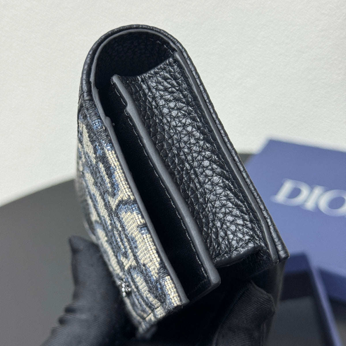 Кардхолдер Dior Saddle з натуральної шкіри — фото 4