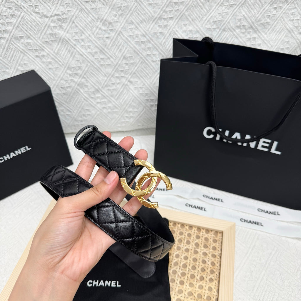 Ремінь Chanel з натуральної шкіри — фото 4