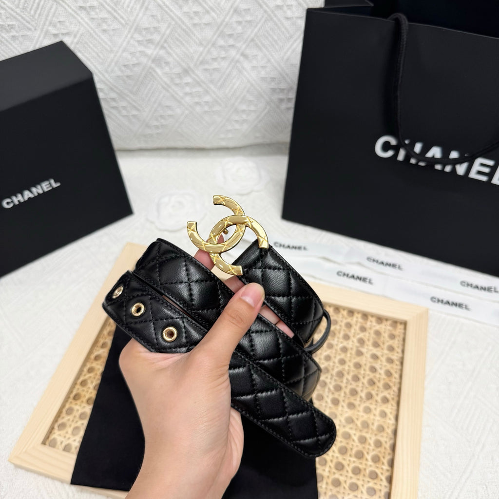 Ремінь Chanel з натуральної шкіри — фото 2