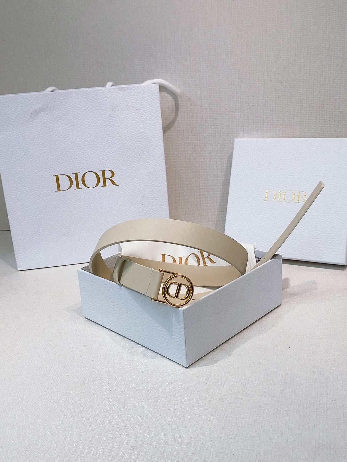 Ремінь Dior з натуральної шкіри теляти — фото 2