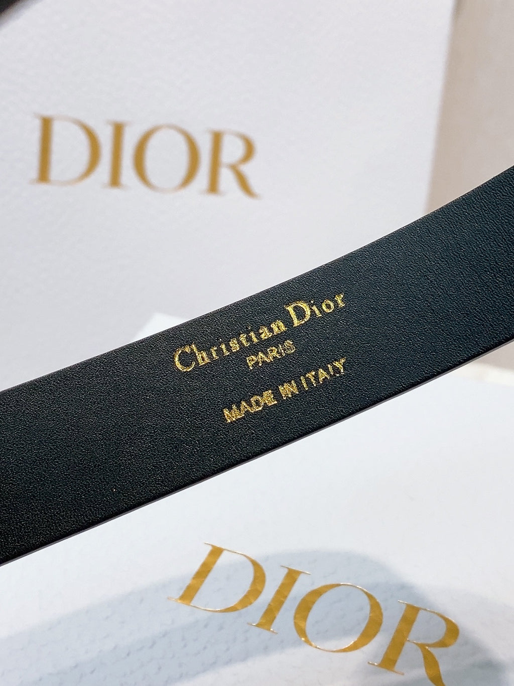 Ремінь Dior з натуральної шкіри теляти — фото 4