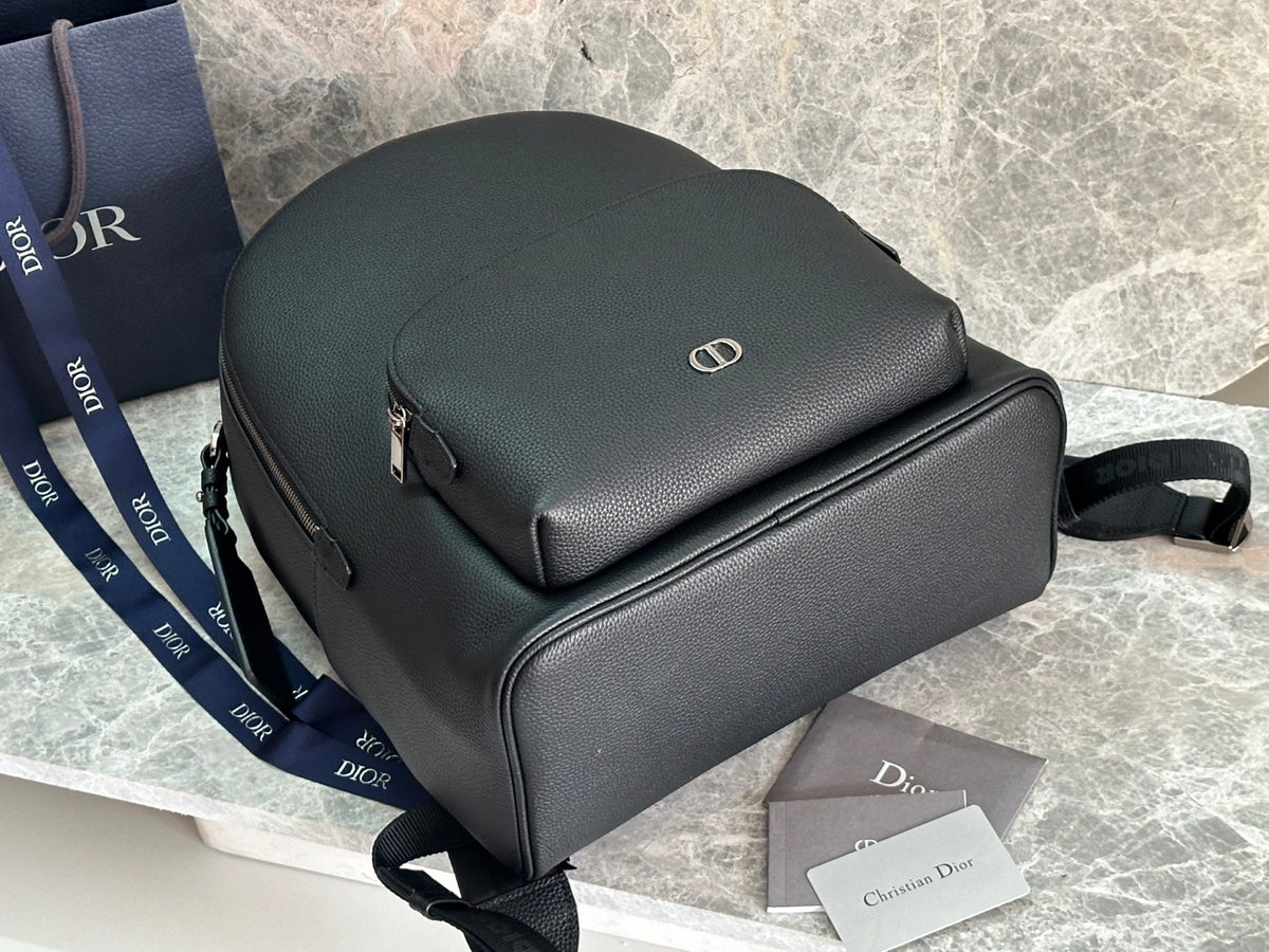 Портфель Dior CD Icon із тисненої натуральної шкіри, чорний — фото 4