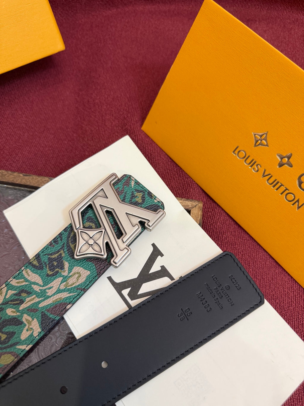 Ремінь Louis Vuitton з текстилю — фото 4