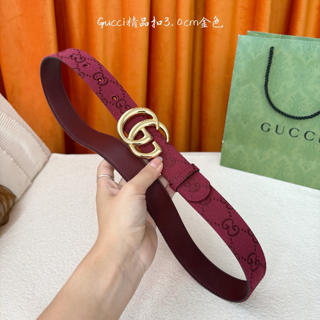 Ремінь Gucci з текстилю й натуральної шкіри — фото 5