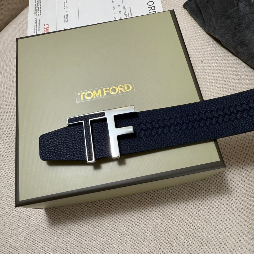 Ремінь Tom Ford з натуральної шкіри — фото 2