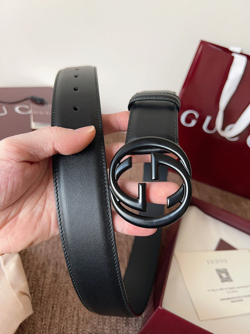 Ремінь Gucci з шкіри — фото 4