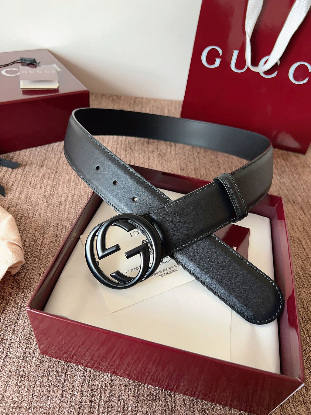 Ремінь Gucci з шкіри — фото 6
