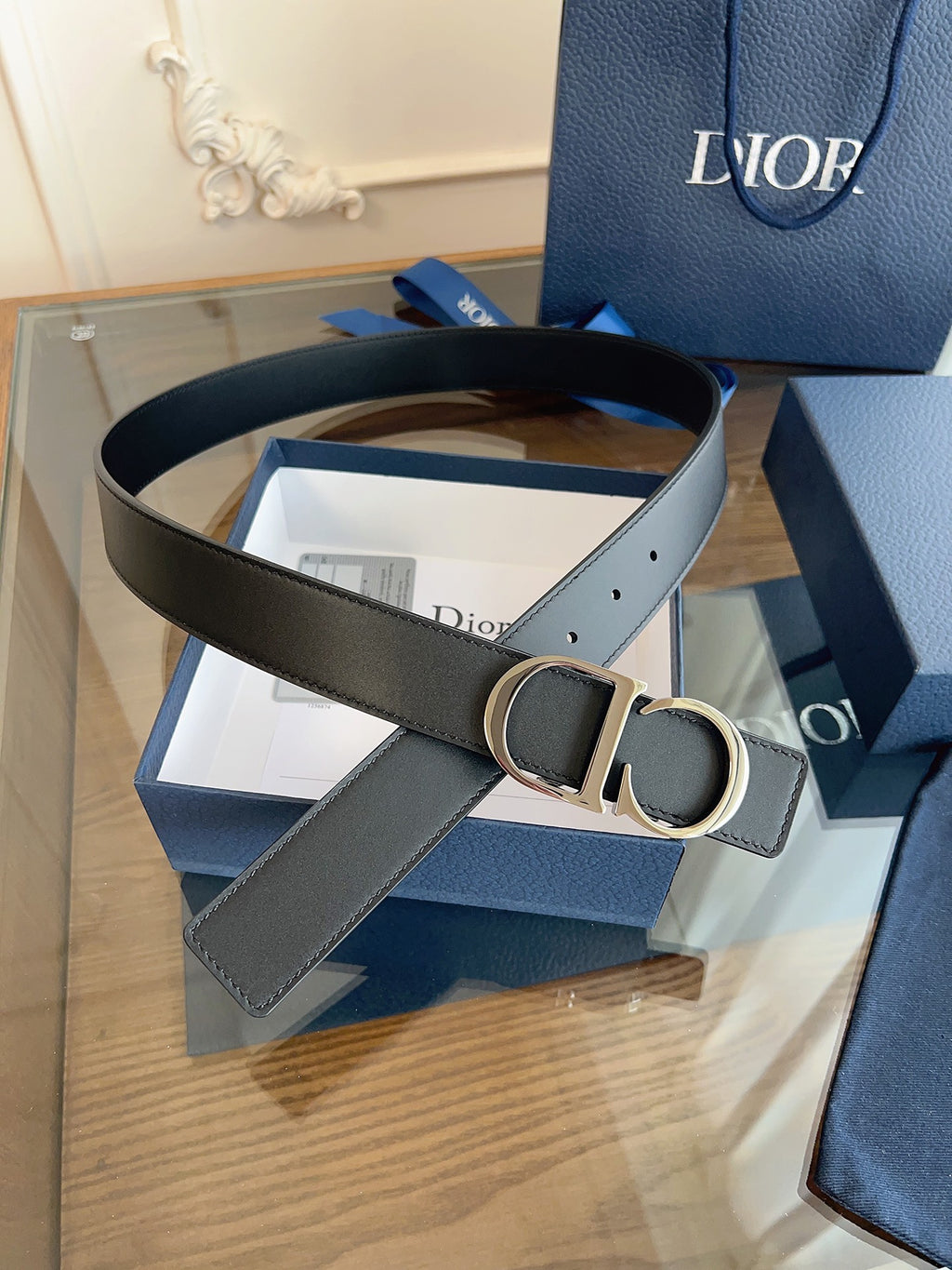 Ремінь Dior з шкіри — фото 1