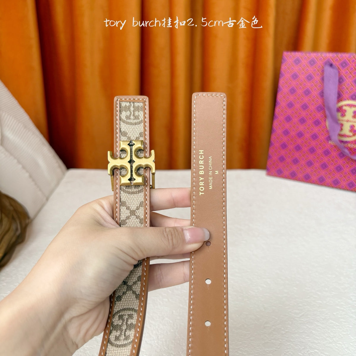 Ремінь Tory Burch — фото 4
