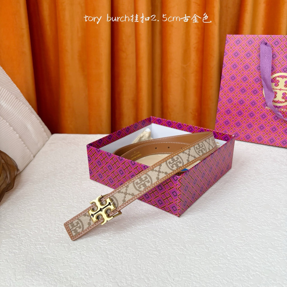 Ремінь Tory Burch — фото 6