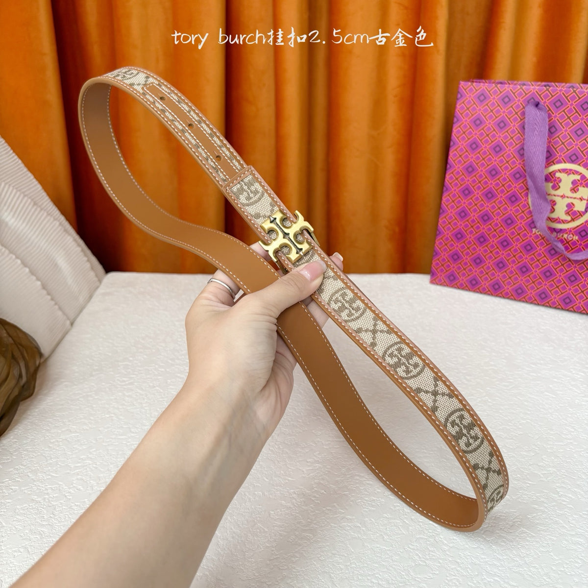 Ремінь Tory Burch — фото 5