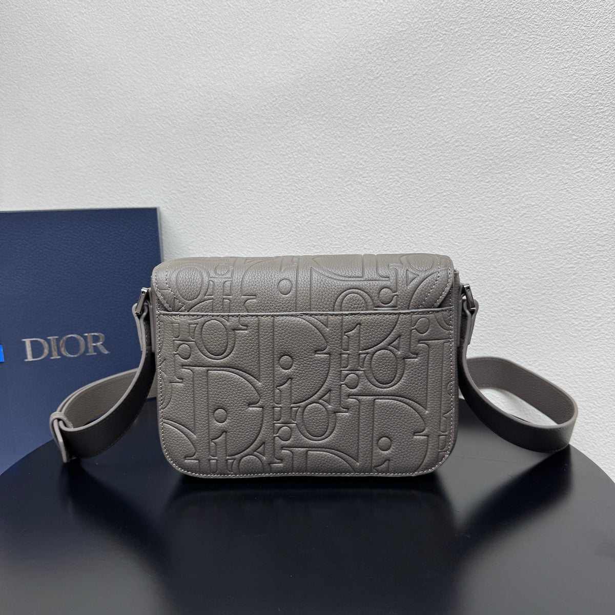 Сумка-месенджер Dior Saddle із тисненої натуральної шкіри — фото 5