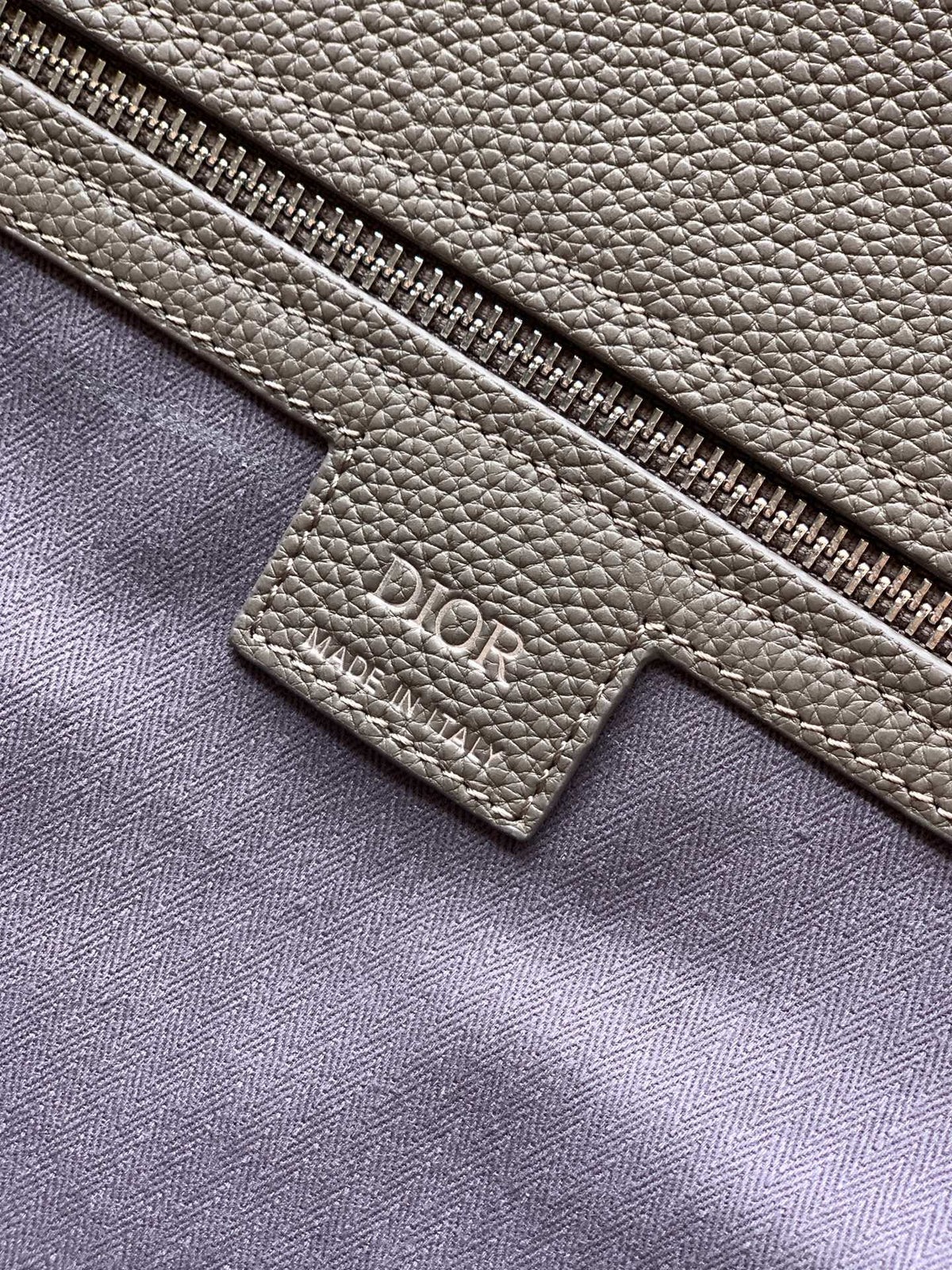 Сумка з ручками Dior Normandie з текстилю й натуральної шкіри, чорна — фото 9