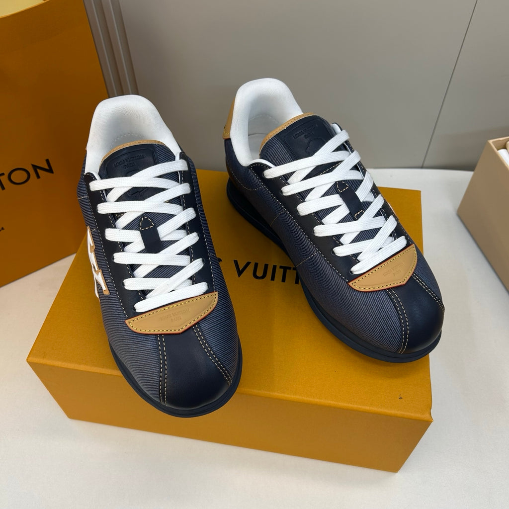 Кросівки з натуральної шкіри та текстилю Louis Vuitton