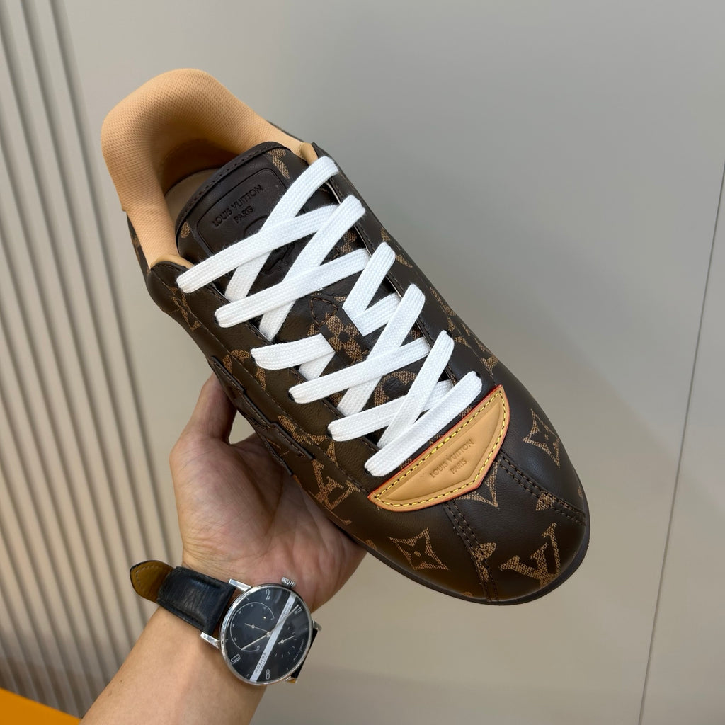 Кросівки з натуральної шкіри та текстилю Louis Vuitton