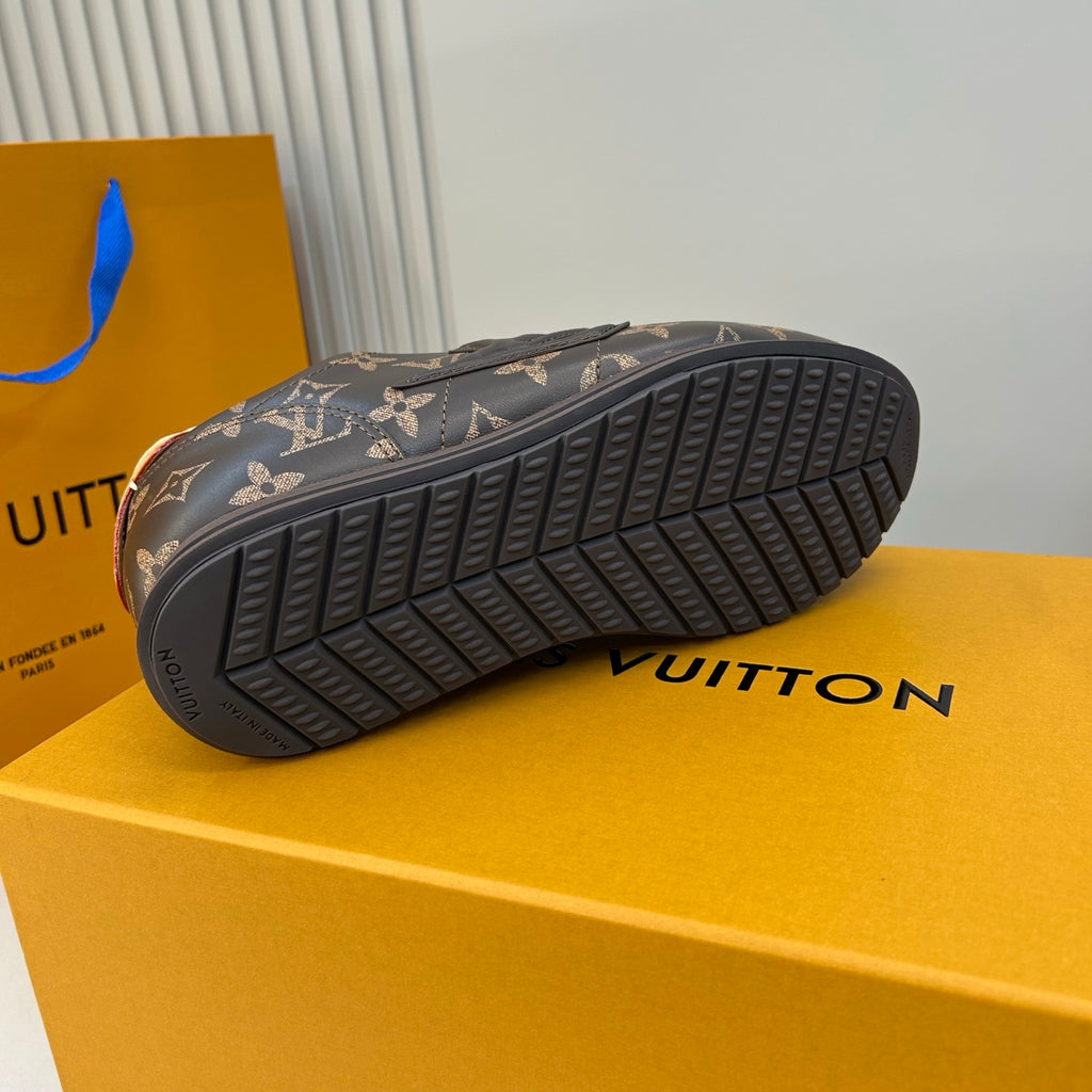 Кросівки з натуральної шкіри та текстилю Louis Vuitton