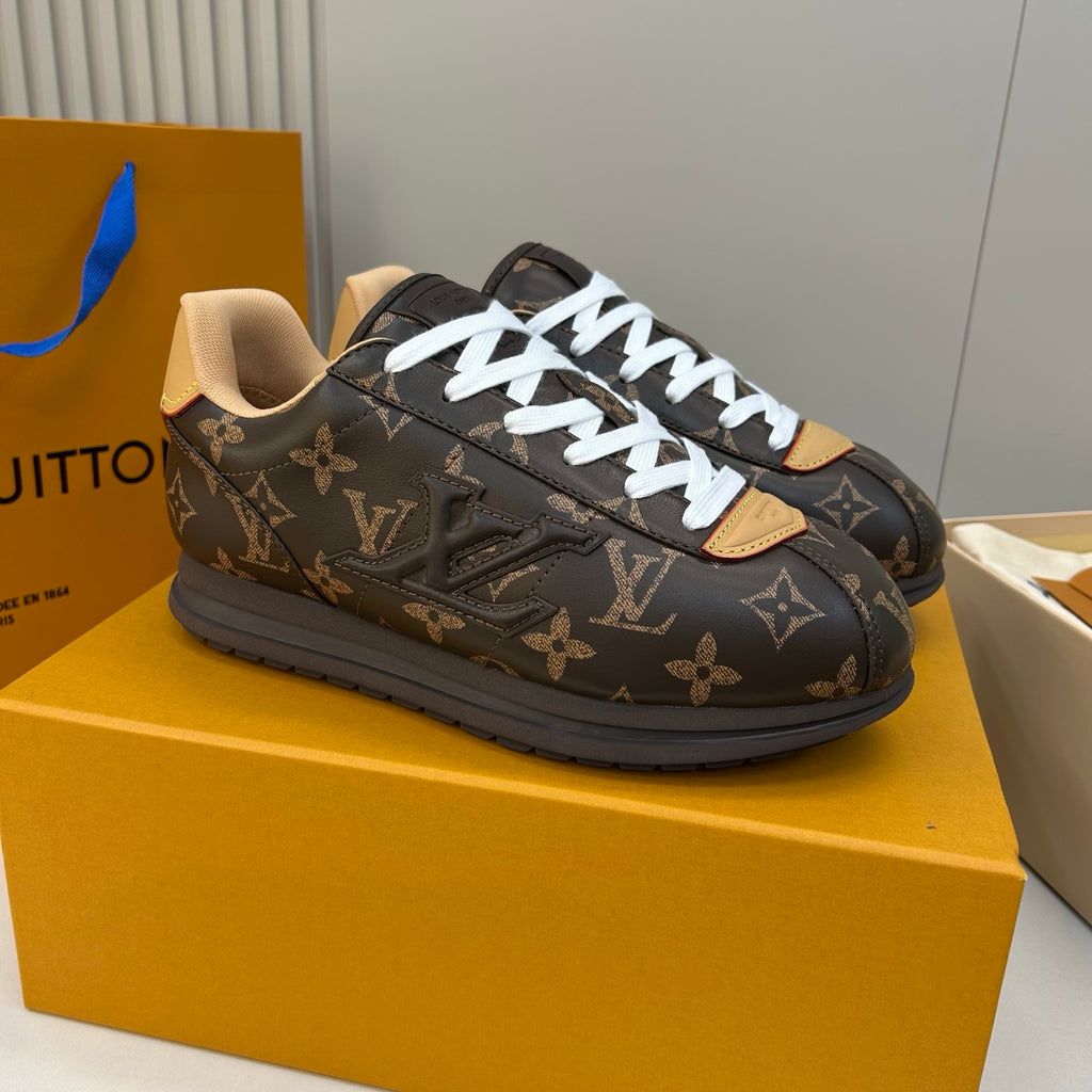 Кросівки з натуральної шкіри та текстилю Louis Vuitton