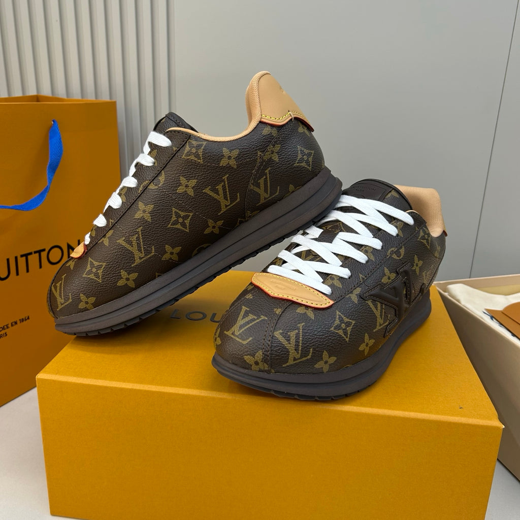 Кросівки з натуральної шкіри та текстилю Louis Vuitton
